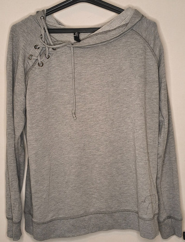 Grauer damen kapuzenpullover - damen,