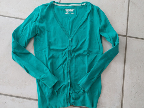 Klassische strickjacke grün - klassische, strickjacke,